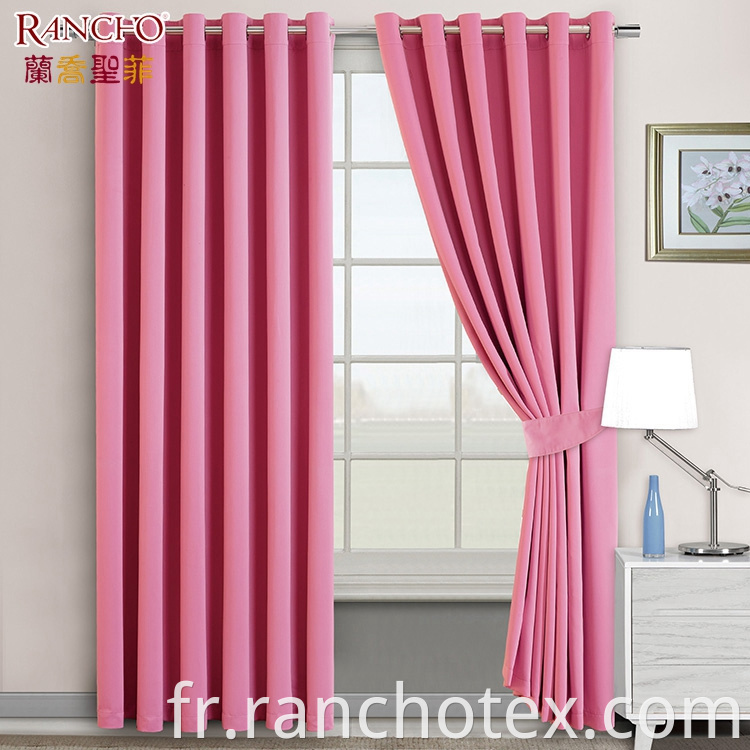 Dernier design de salon Blackout Curtains 100% polyester rideaux de fenêtre pour le salon Blackout